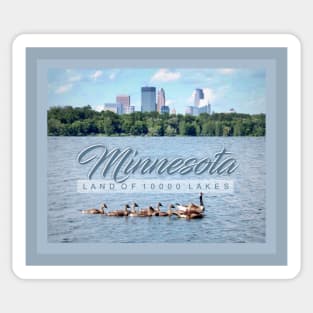 Minnesota Land of 10000 Lakes Sticker